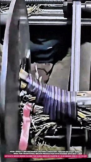 automatic broom binding machine twig handle bundling diameter 20–45 mm binding speed 12–25 pcs/min