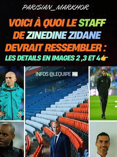 Staff de Zinedine Zidane : rôle et composition détaillée