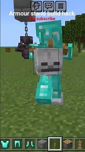 Armour stand build hack in Minecraft #minecraft #buildhacks #viral