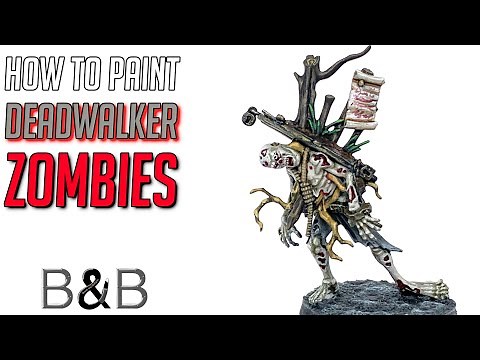 How to paint Deadwalker Zombies