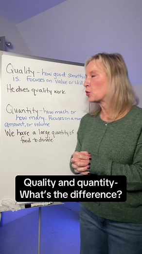 Difference Between Quality and Quantity Explained
