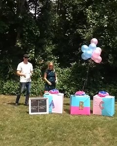 Triplets gender reveal party: How many girls, how many boys? 🎥 Kirbytrio #GenderReveal #Pregnant #Triplets | Pregnant Life