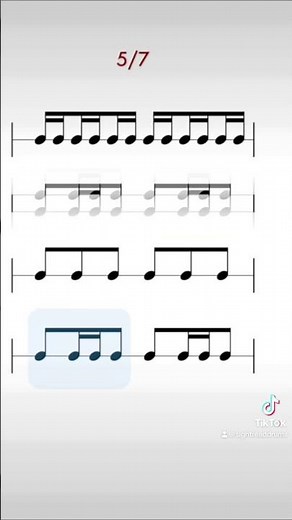 8th/16th note figure in 6/8 time — a rhythm exercise for musicians