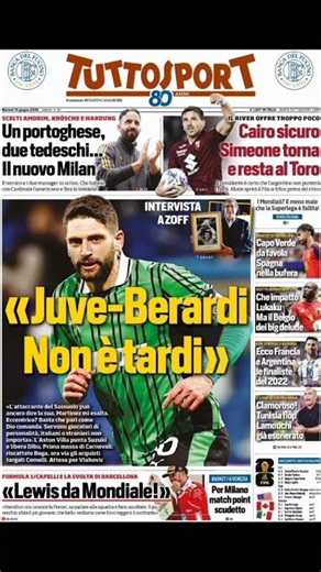 Juve 2027:🔜Berardi ✍️Da anni in ogni sessione di mercato!