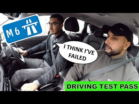 Learner Drives on Motorway for the First Time - HE PASSED!