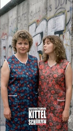 Dederon vs. Polyester 🤔 Mommy's apron verdict at the Berlin Wall 😂 #ai