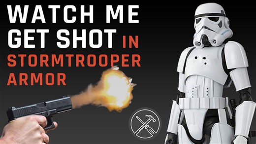 I built a bulletproof Stormtrooper suit! 🛡️