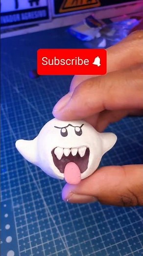 Cómo hacer al Fantasma Boo de Mario Bros en Plastilina #clay #halloween #fantasmas