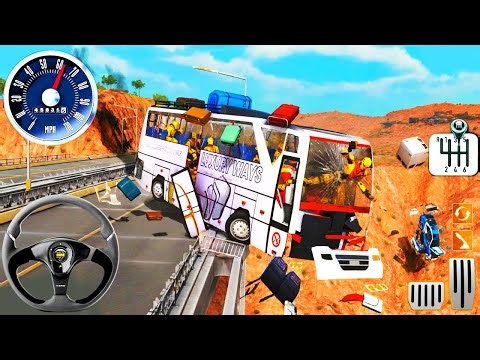 Real Highway Bus Crash Simulator 3D | Extreme Bus Driving Gameplay | Android Game #1
