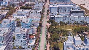 The Bright Streets of Miami Beach – A Peaceful 3D Tour