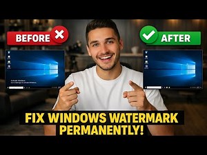 How to Remove Activate Windows Watermark (2025) - Using CMD Command