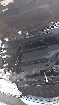 how to open and close your hood on a 2003 Honda Odyssey if your hood latch cable was broken