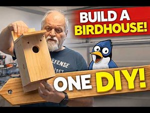 Build a Birdhouse From ONE Fence Board (Easy DIY Anyone Can Do!)