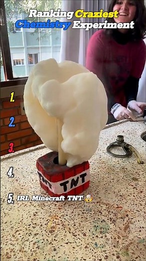 Ranking Craziest Chemistry Experiment Ever 🧪🔥