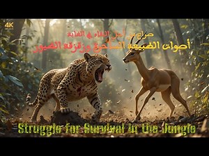 صراع من أجل البقاء في الغابة – أصوات الطبيعة الساحرة وزقزقة الطيور 🦜🌿