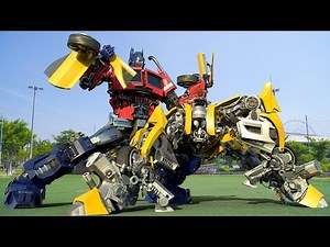 Transformers Rise Of The Beats - Optimus Prime vs Bumblebee Fight Scene | Paramount Pictures [HD]