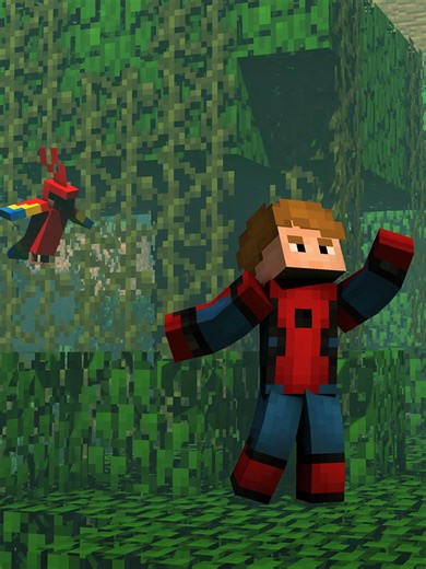 🌴🦜 Episode 10: exploring the jungle and finding a parrot! A colorful new friend joins the adventure. ✨⛏️ #fyp #MINECRAFTITA #minecraftsurvival #minecraft #minecraftbuilds #minecraftfarmtutorial #minecraftdiamonds