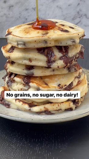 The BEST low carb pancakes you’ll ever make that are super thick and fluffy! Just 5 ingredients. FULL RECIPE- https://thebigmansworld.com/keto-pancakes/ | The Big Man's World