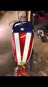 Funky Munky tank I painted awhile back. Artwork by @faroutcustoms Nolan Scarnhorst. #TheRedneckRumble #greasemonkeymagazine | The Redneck Rumble