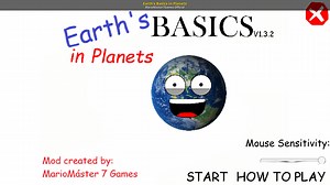 Earth's Basics in Planets Mod for Baldi's Basics | Baldi Mods