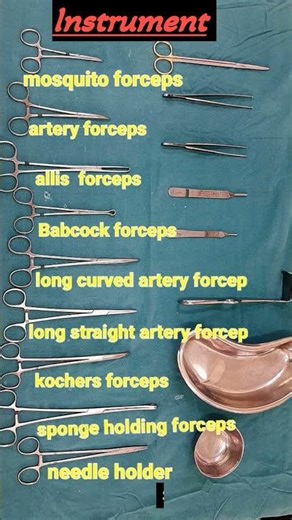 General Surgery Instrument use in hospital
