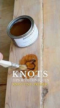 How to Protect Wood Knots Before You Paint
