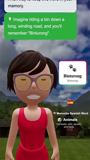 🐾 Binturong (Binturong) – Learn Spanish word in 30s