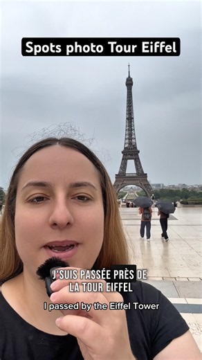 Deux spots photo très sympathique pour réaliser des vidéos ou photos avec vue sur la Tour Eiffel .