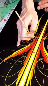 My special kung-fu "Kafka style" #pinstriping #lowrider #freehand #kustomkulture #hotrod #tattoo #luxury #ornament | Alexander Timchenko