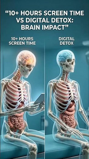 10+ Hours Screen Time vs Digital Detox | How Excessive Screen Use Affects the Brain