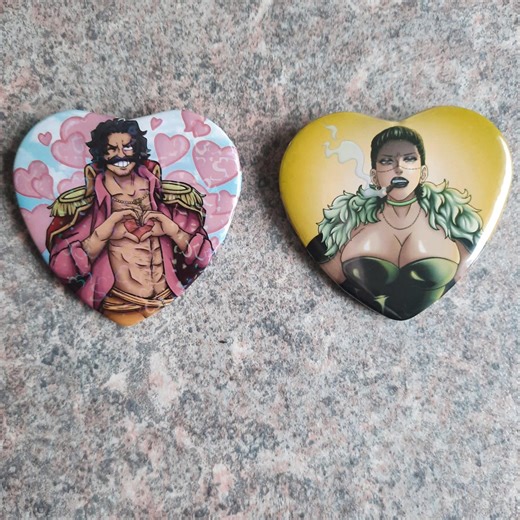 One Piece Heart Buttons - Etsy UK