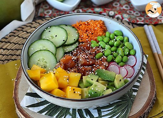 Recette de poké bowl au saumon facile et sain