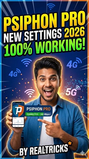 Psiphon Pro New Settings 🚀 | 100% Working Trick | RealTricks Exclusive