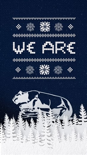 Sending warm holiday wishes to our Penn State family ❄️ May your season be merry, bright, and just a little extra blue and white 💙🤍 | Penn State Alumni Association