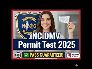 nc dmv permit test 2025
