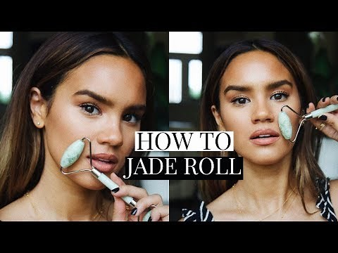 HOW TO USE A JADE ROLLER! JADE ROLL TUTORIAL! | DACEY CASH