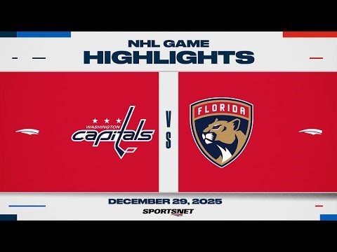 NHL Highlights | Capitals vs. Panthers - December 29, 2025