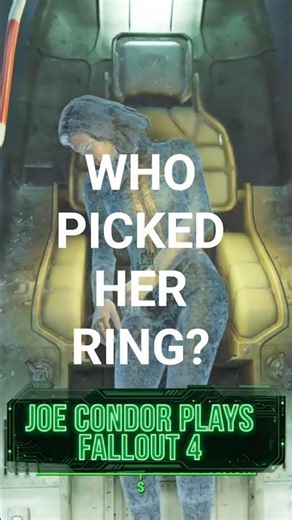 PICKING her RING | Joe Condor Plays Fallout 4 #shorts #Fallout #funny