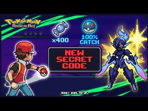 SECRET CODES for 400x Rare Candies & 100% Catch Rate in Pokémon Radical Red!