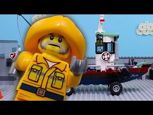 LEGO Experimental Sailor's Boat STOP MOTION LEGO Fishing Boat Fail | LEGO | Billy Bricks