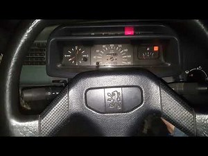 Peugeot 205 - Cold start -18 ℃...with problems 😎