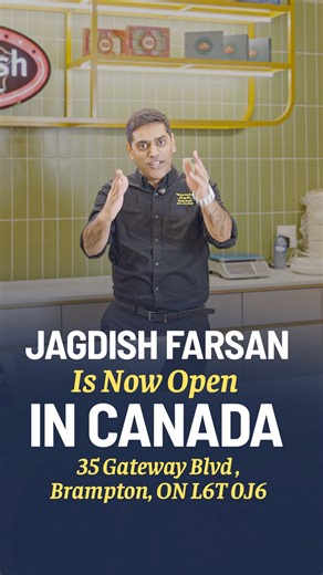 The pride of Gujarat and the identity of Vadodara Jagdish Farsan is now in Canada From farsan, sweets, namkeen to a full Gujarati thali every craving, one place. If your loved one wants something special, treat them to a royal feast at Jagdish. | Robin Patel