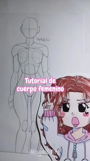 Tutorial de cuerpo femenino paso a paso✨️ #tutorialdedibujo #tutorial #tipsdedibujo #dibujo #comodibujar