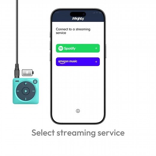 Mighty Setup: Step 5 Select Music Service