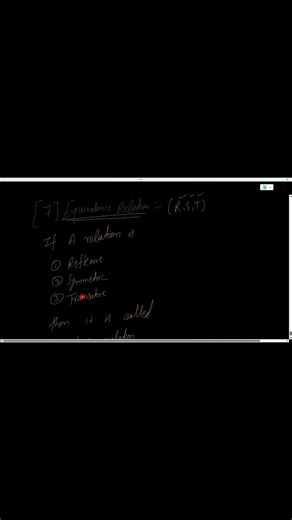 Equivalence Relation Class 12 Maths | Class 12 Maths Chapter 1 | Relations and Functions Class 12