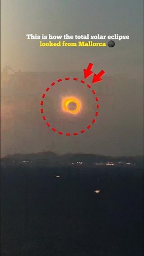 A once-in-a-lifetime moment captured live from Mallorca 🇪🇸