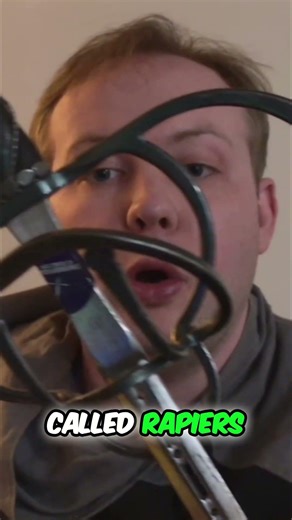 Rapiers Explained: The Thrusting Sword of Film & TV #shorts