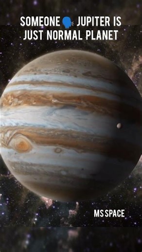 🤔 rotation speed of Jupiter☺️.... #space
