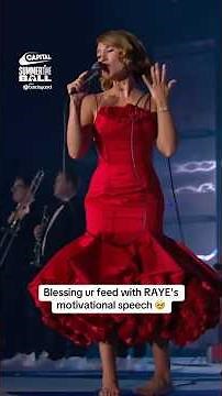 This emotional RAYE moment had EVERYONE in their feels 😭 #CapitalSTB #Raye