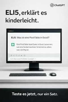 ChatGPT ELI5: erklär’s kinderleicht, jeden Tag ein Kürzel!